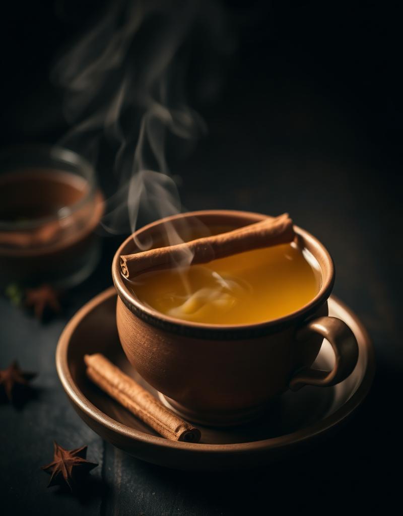 Steaming herbal kashayam in clay cup